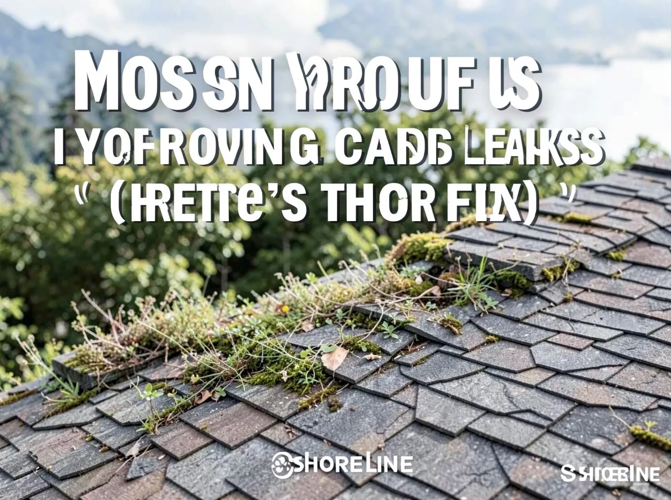 Moss on Your Roof Is Causing Leaks (Here's the Fix)